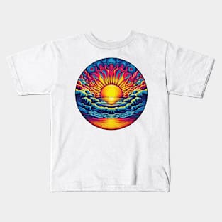 The Edge Of The Ocean (No Type Kids T-Shirt